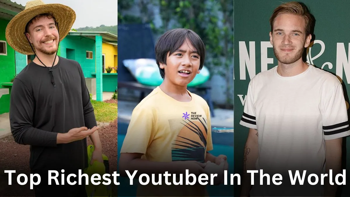 Who is The Top Richest Youtuber In The World in 2024? Behind the Scenes ...