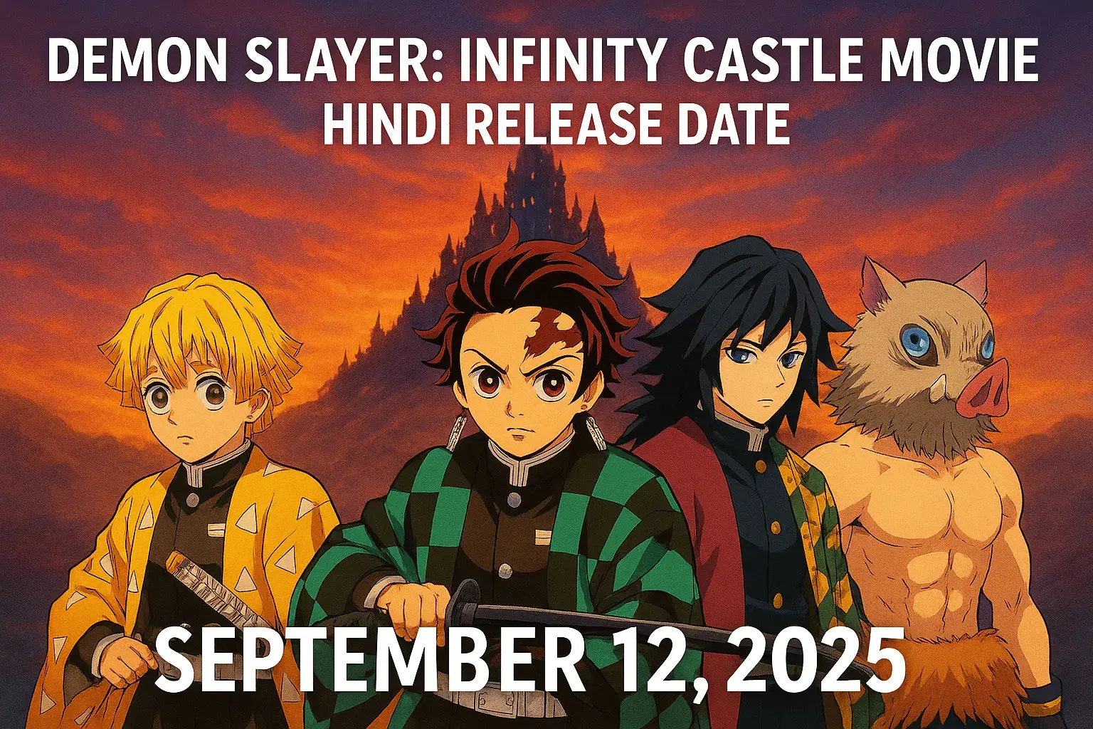 Infinity Castle Movie Hindi Release Date