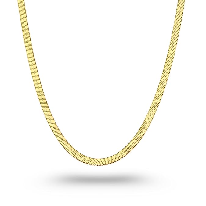 9STONE Gold Plated Snake Chain