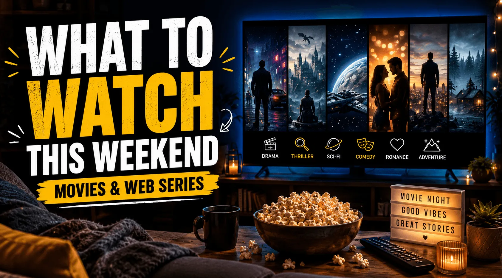 movies and web series to watch this weekend